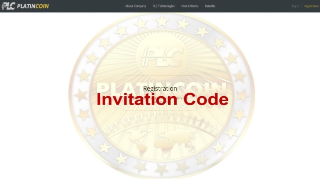 platincoin invitation code